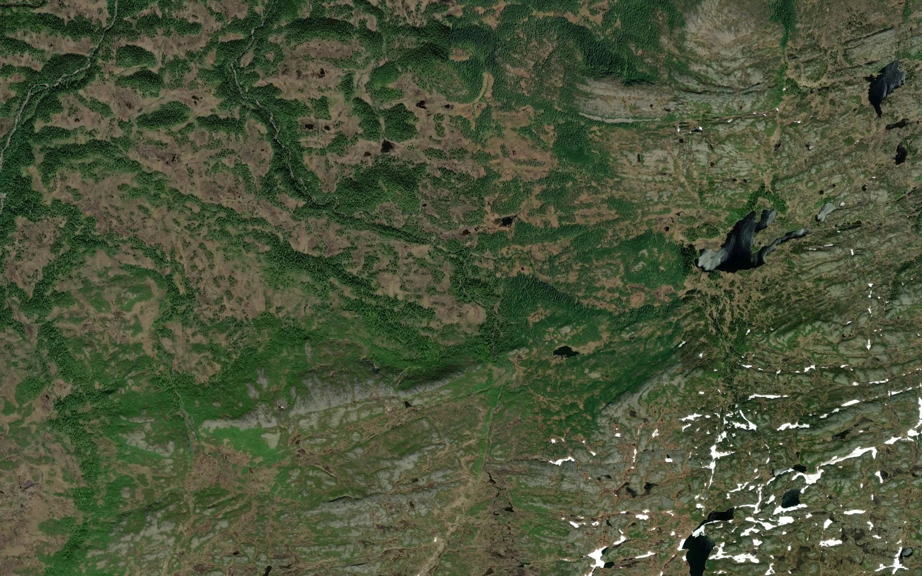 Satellite map of the Storbekken
