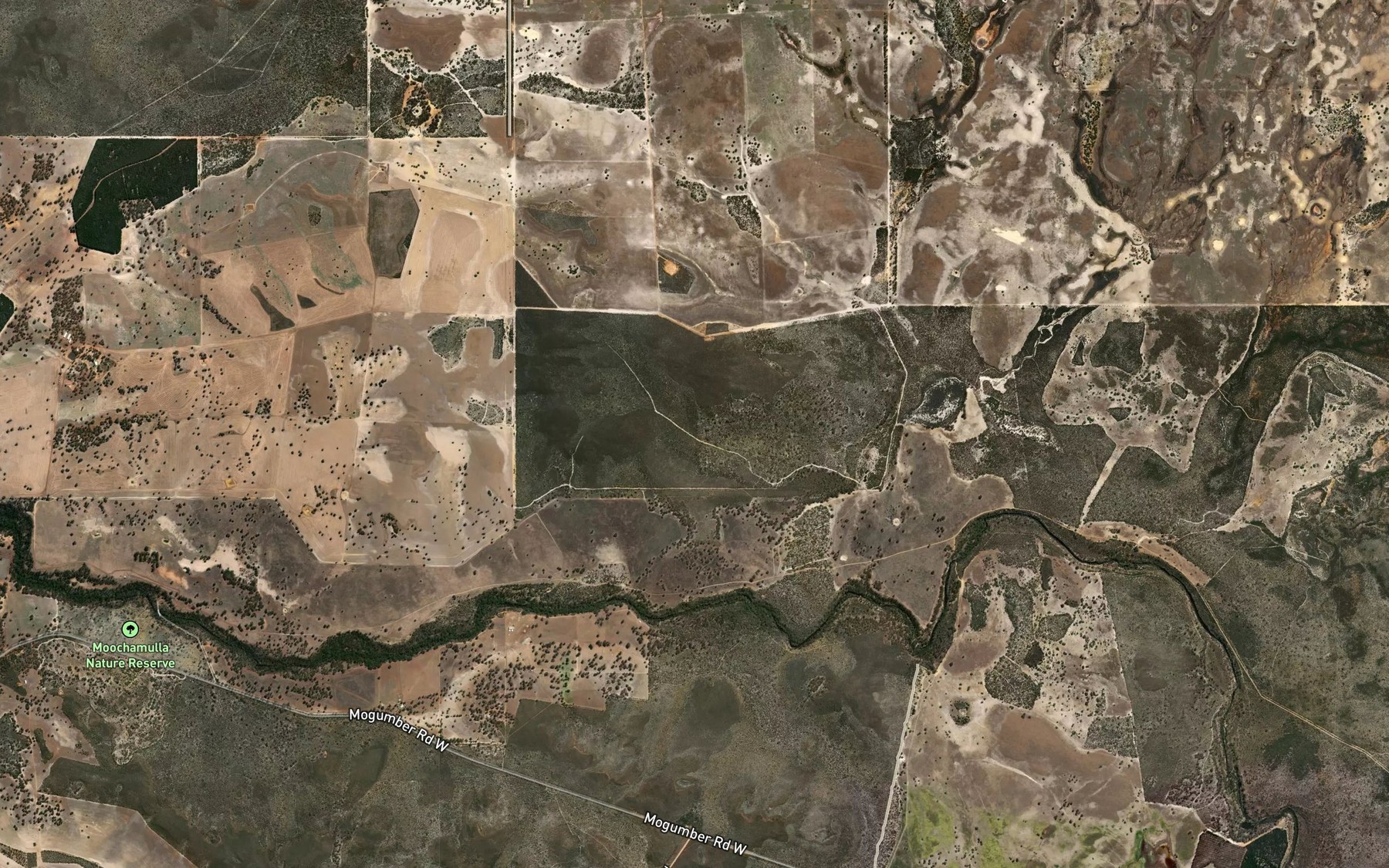 Satellite map of the Edengerie Falls