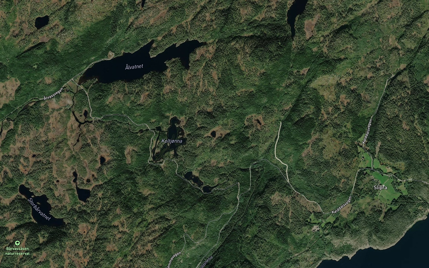 Satellite map of the Barsenggrunnen