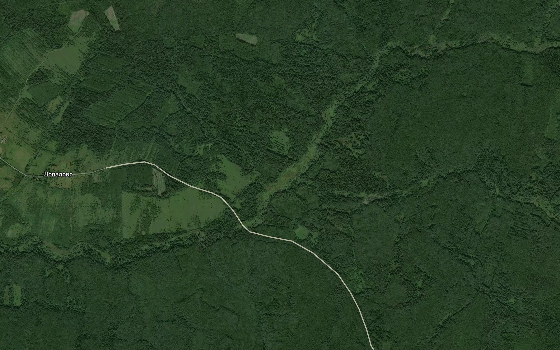 Satellite map of the Rzhavaya