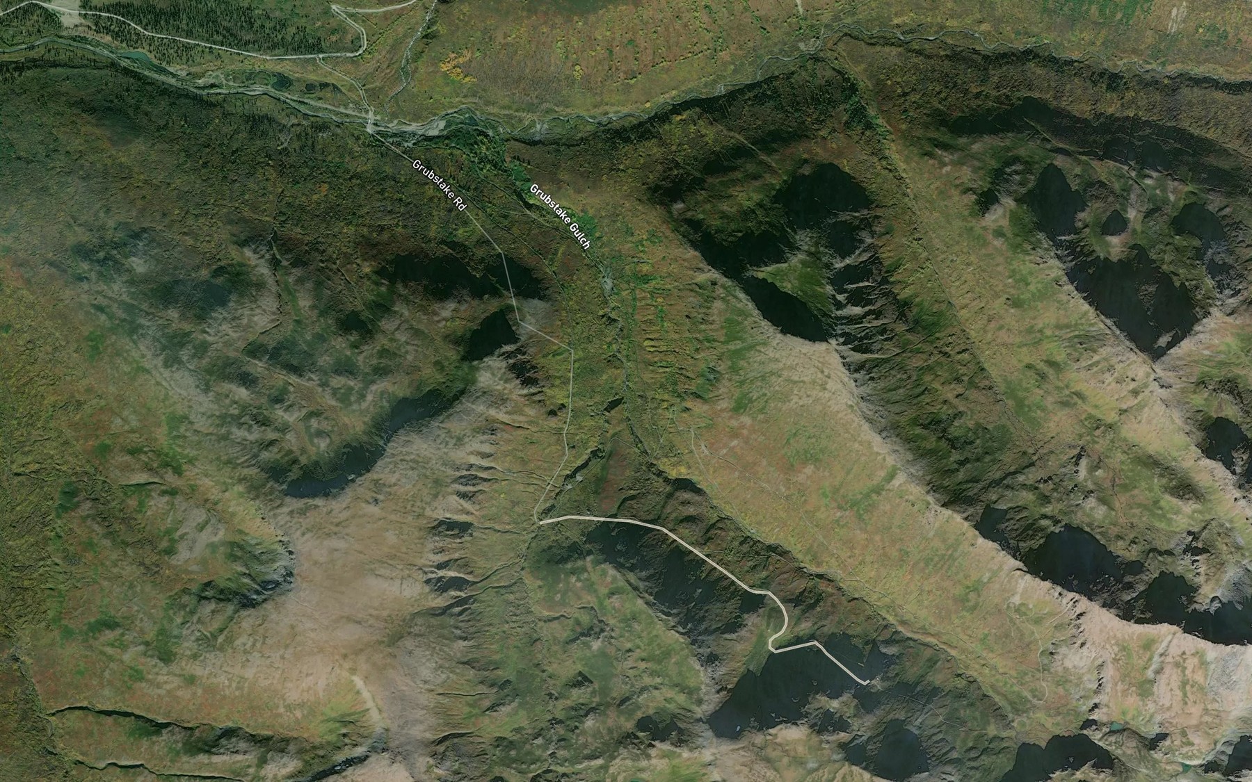 Satellite map of the West Fork