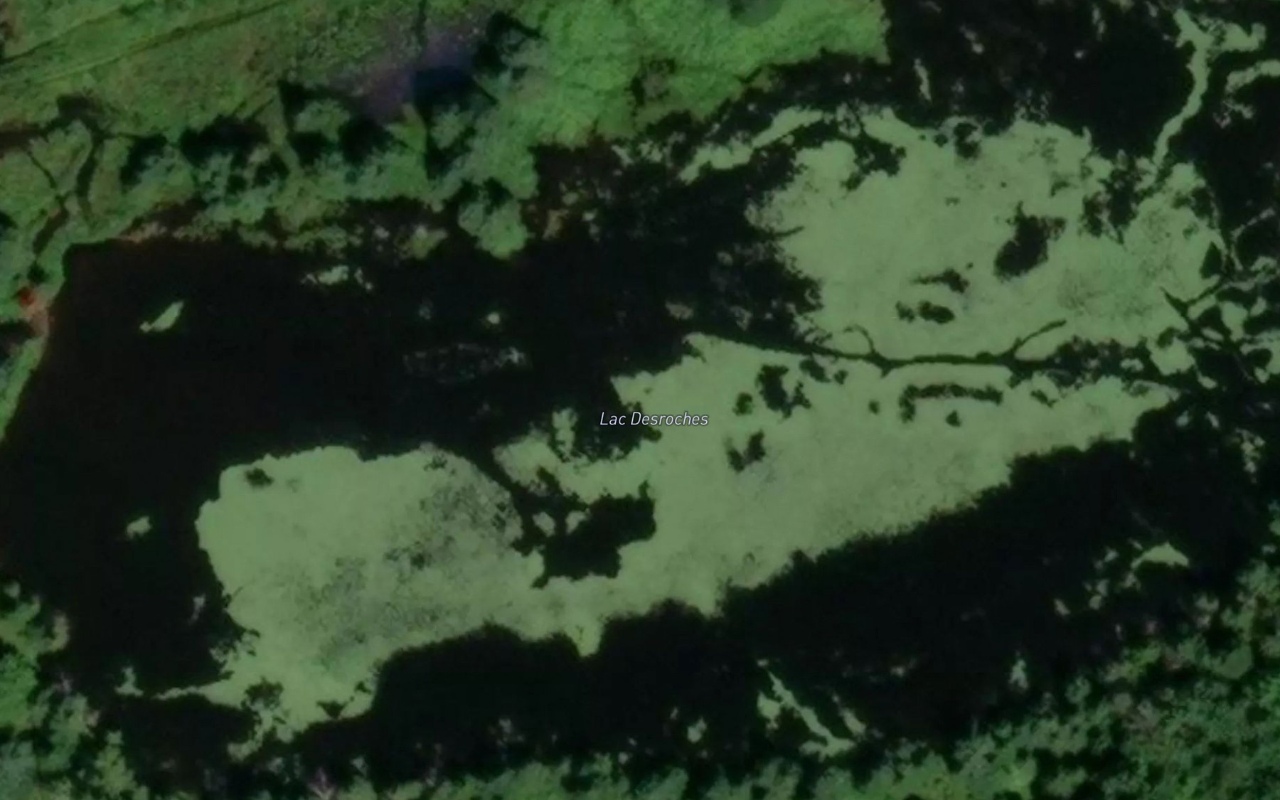 Satellite map of the Lac Desroches