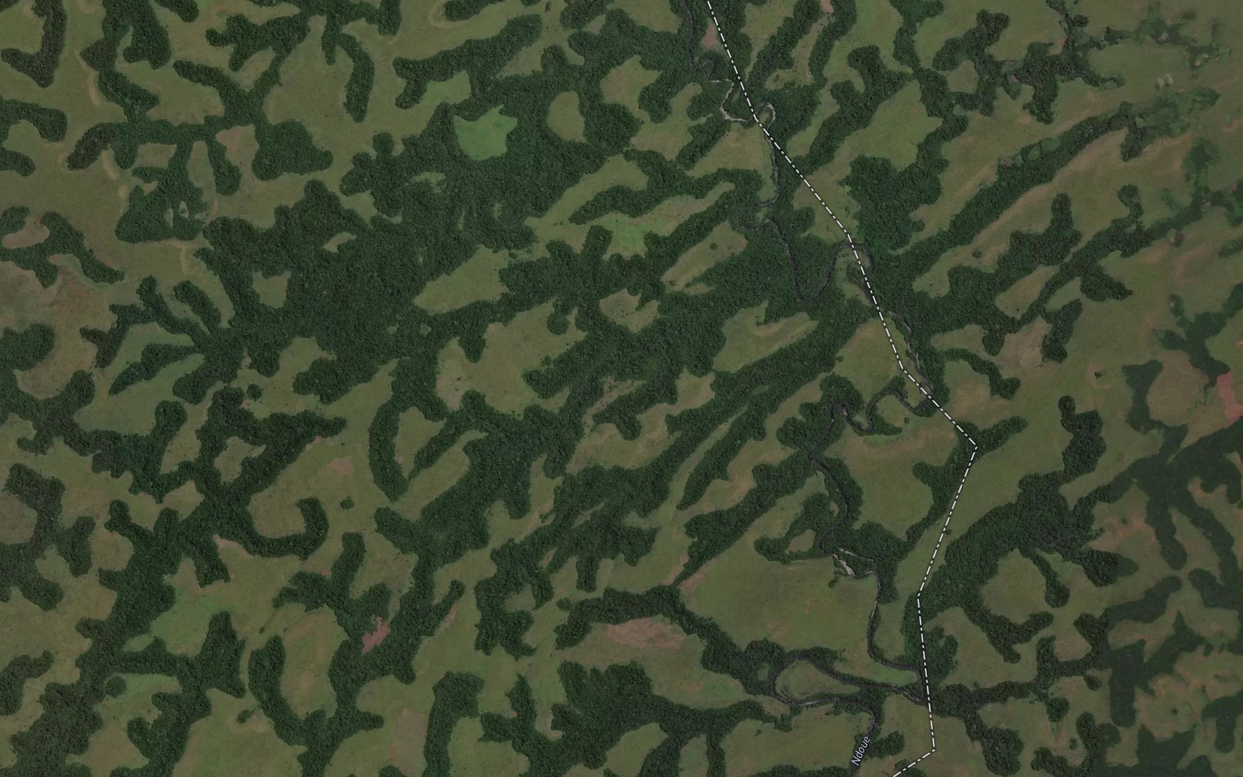 Satellite map of the Bompele