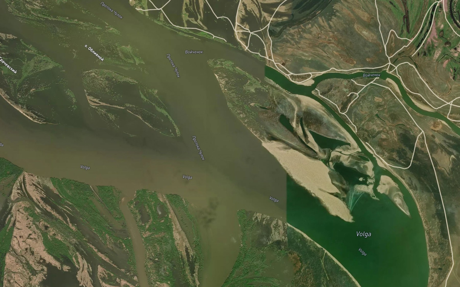 Satellite map of the Matveyevka