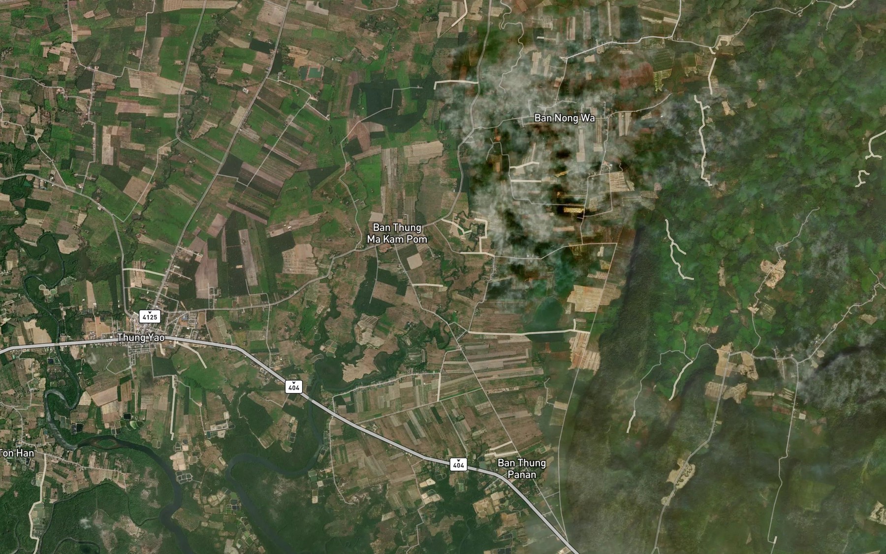 Satellite map of the Khlong Thung Makham