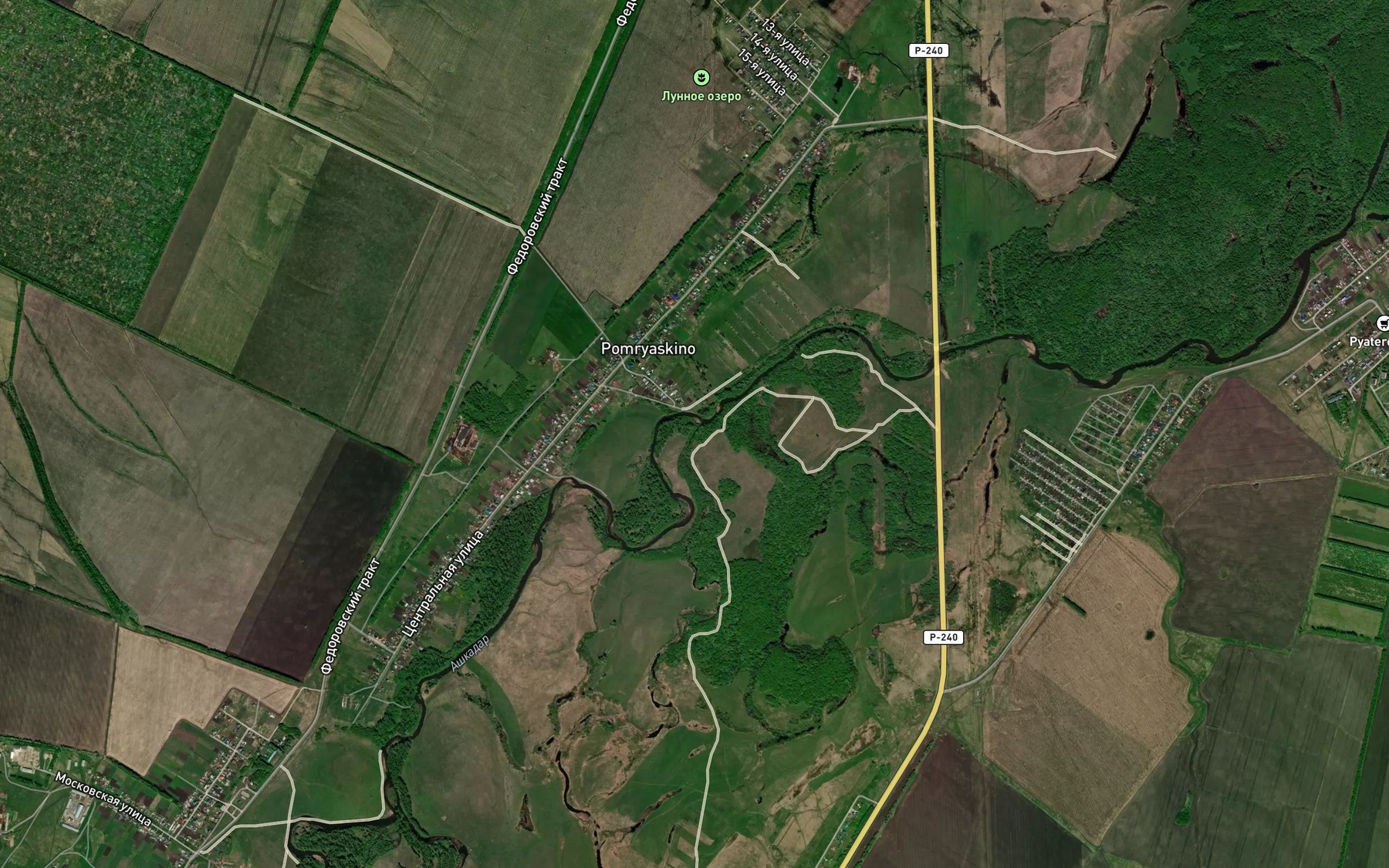Satellite map of the Sukhaylya