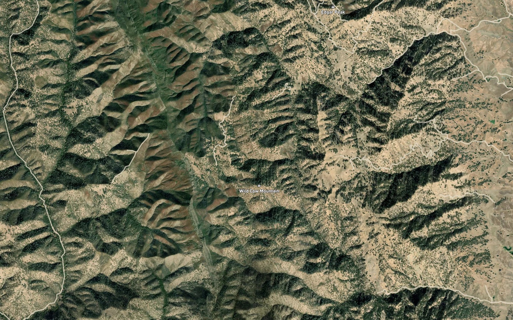 Satellite map of the Bull Spring