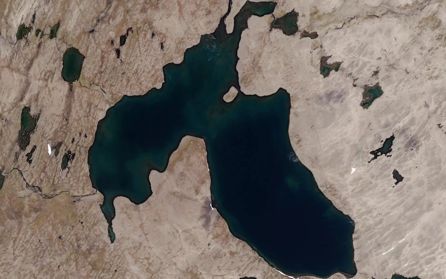 Satellite map of the Skogfjordvannet
