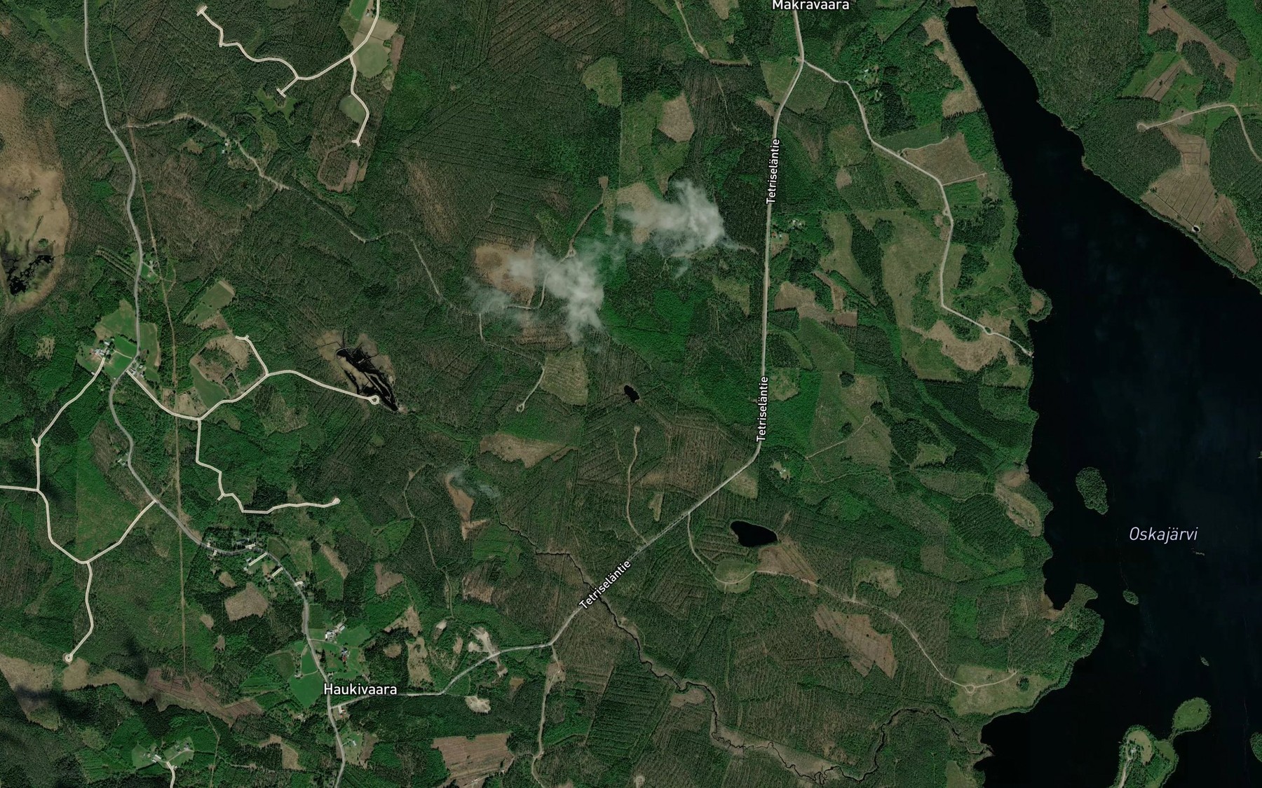 Satellite map of the Pahalampi