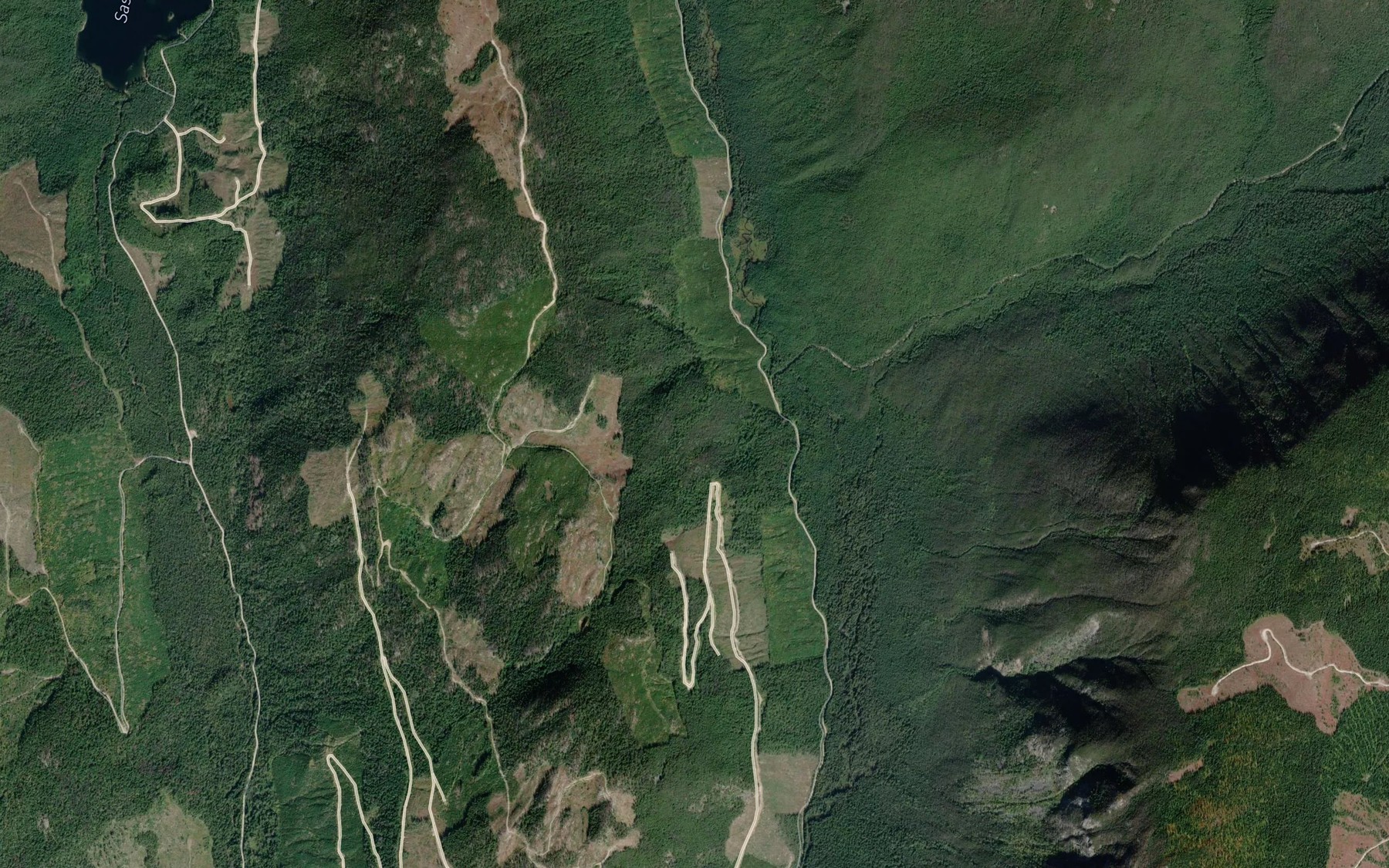 Satellite map of the Bendelin Creek