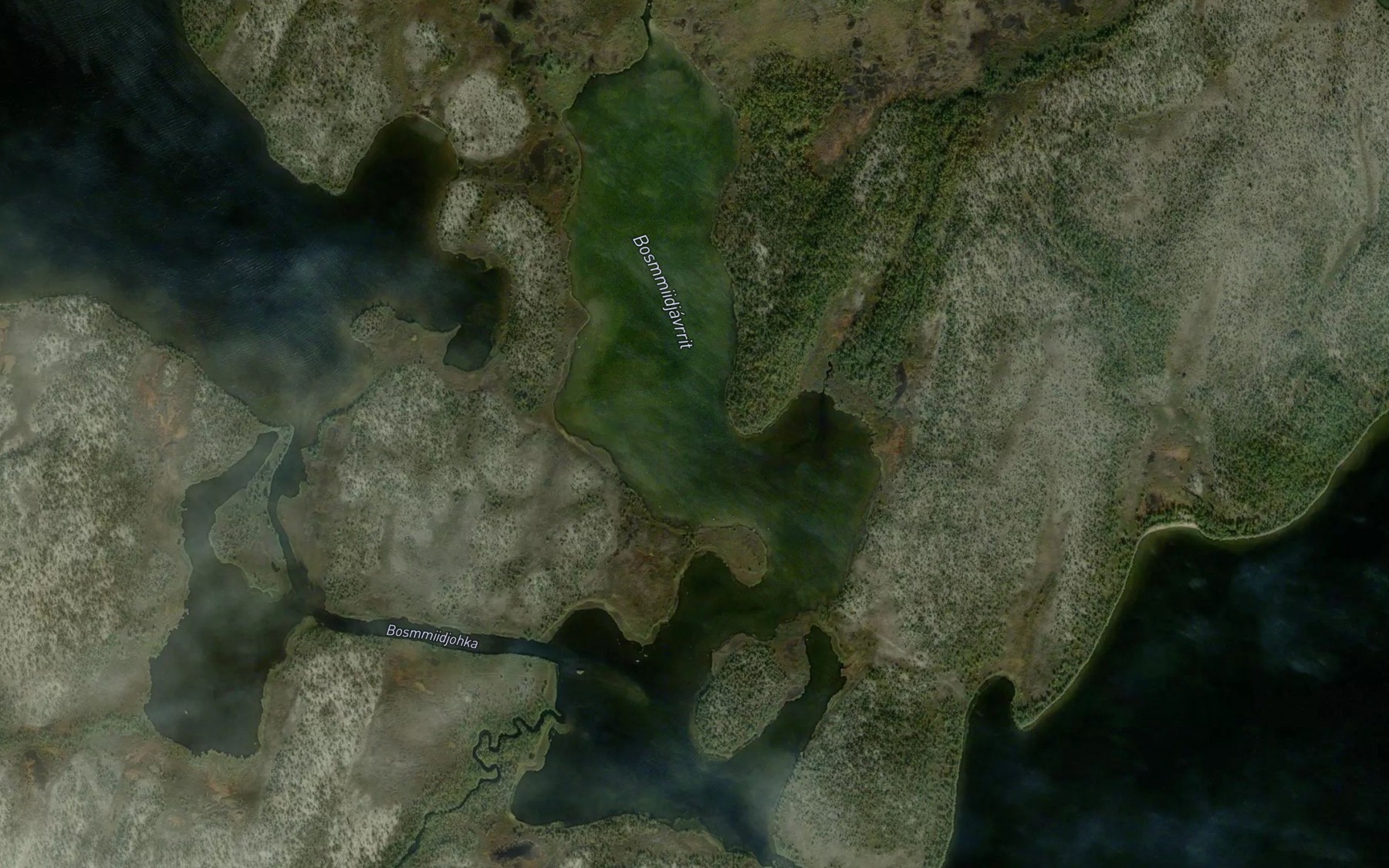 Satellite map of the Bosmmiidjavrrit