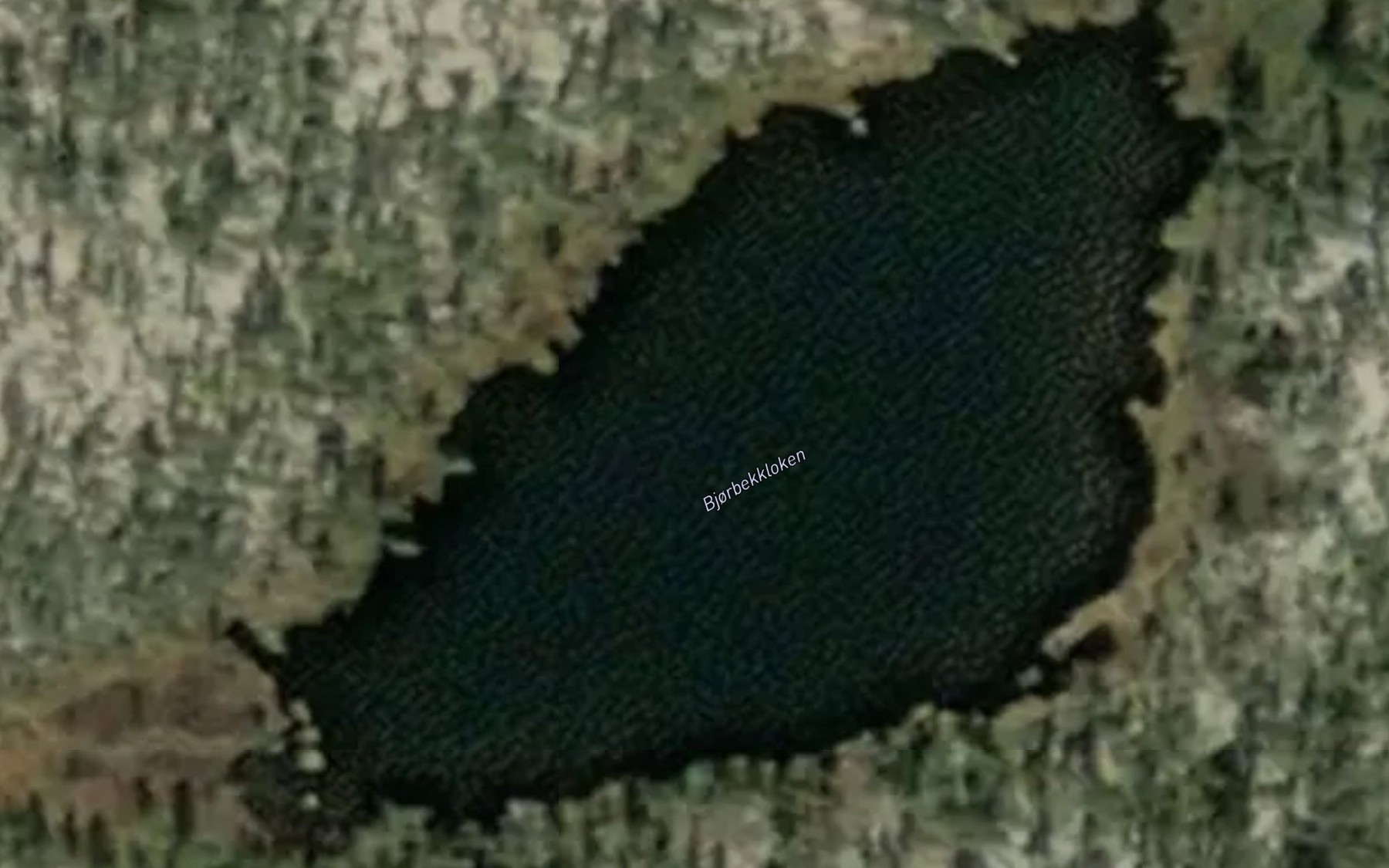 Satellite map of the Bjorbekkloken
