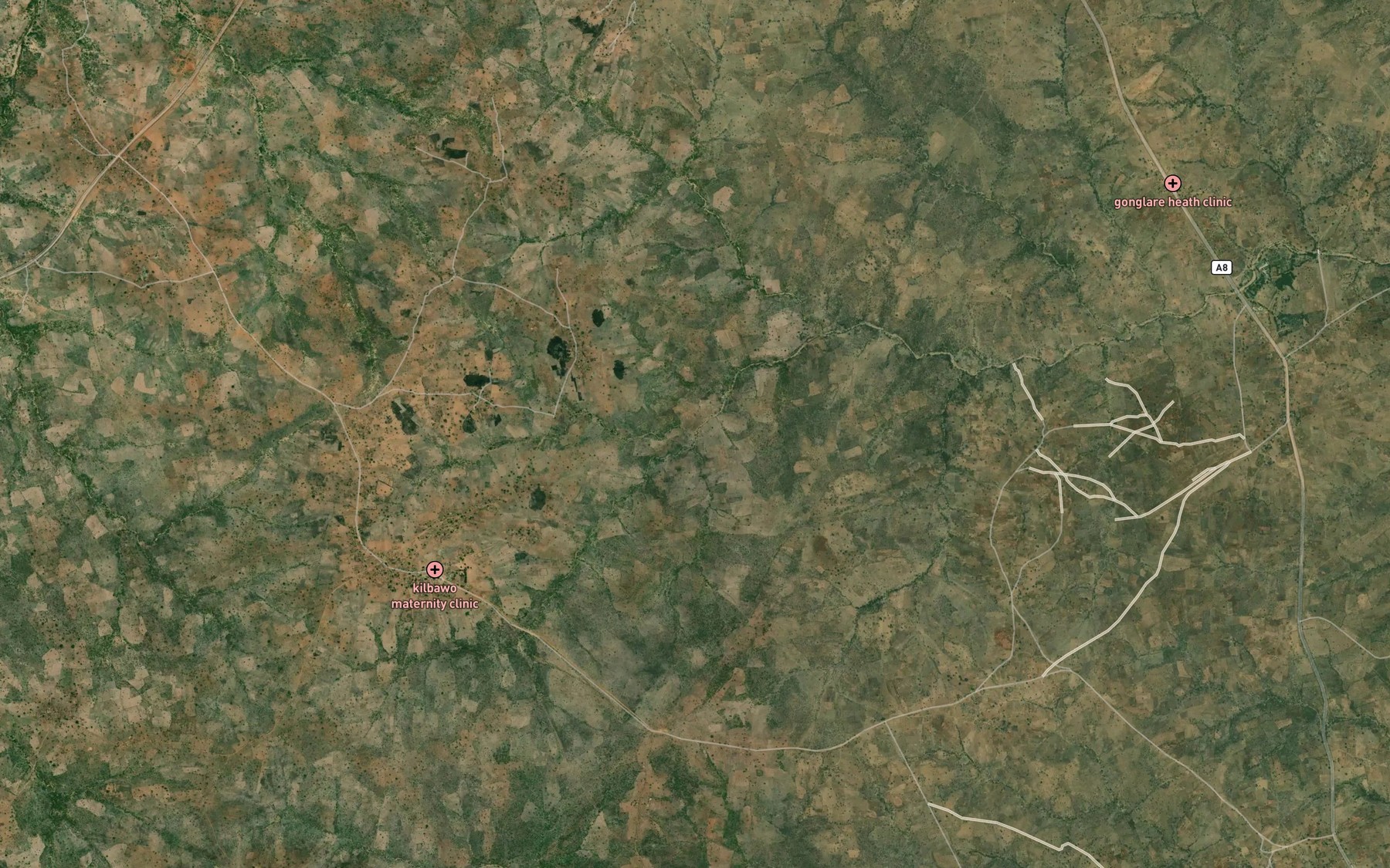 Satellite map of the Mayo Soo