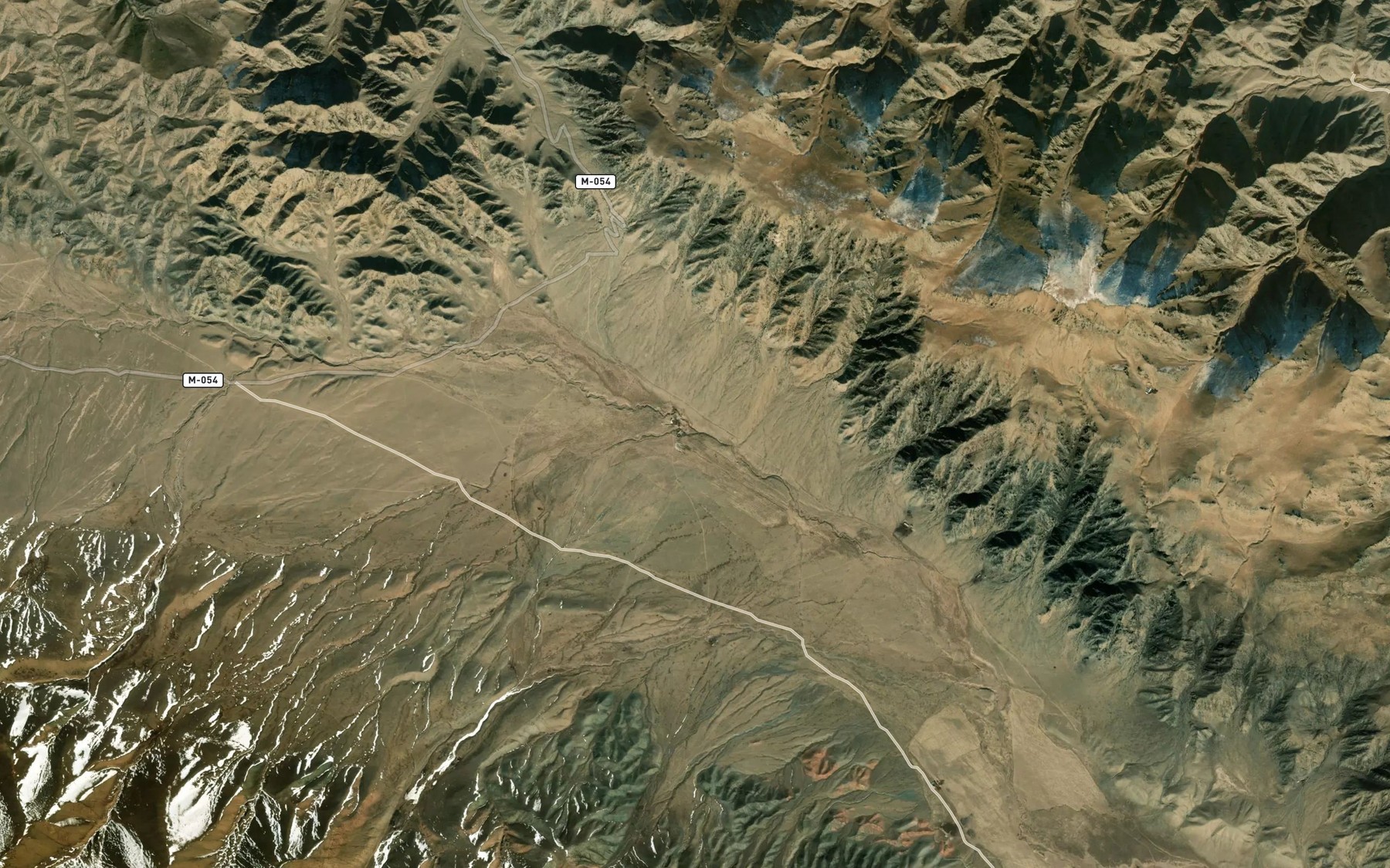 Satellite map of the Borke
