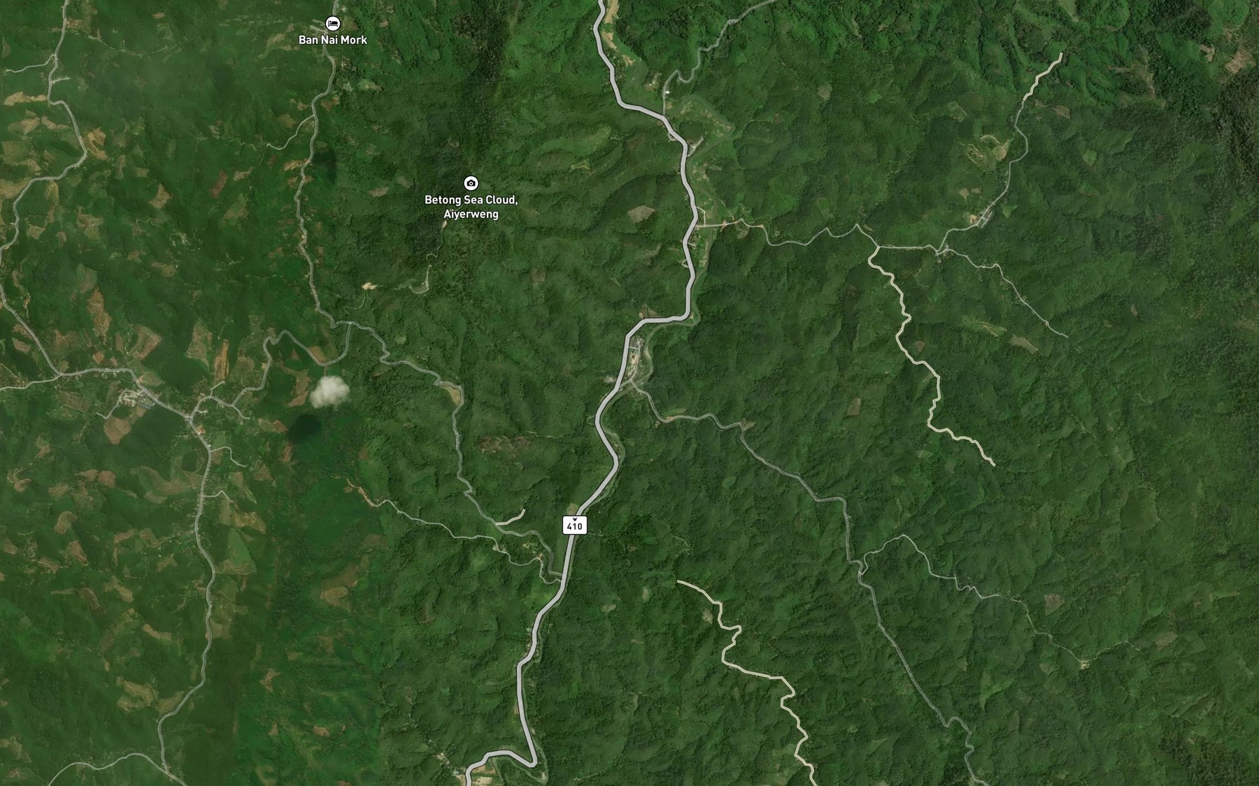 Satellite map of the Khlong A No Po