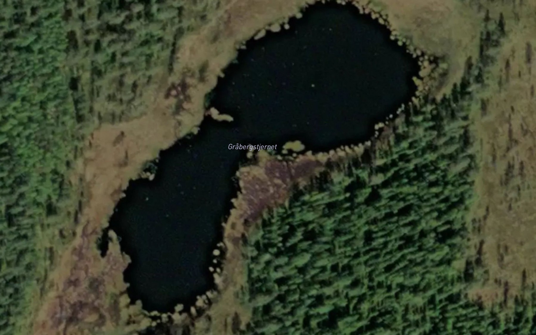 Satellite map of the Grabergstjernet