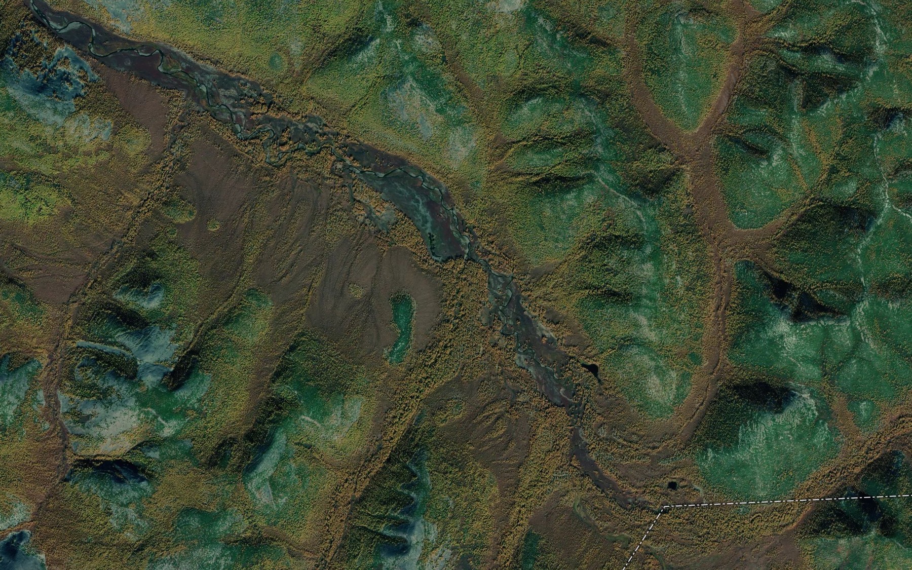 Satellite map of the Pervyy