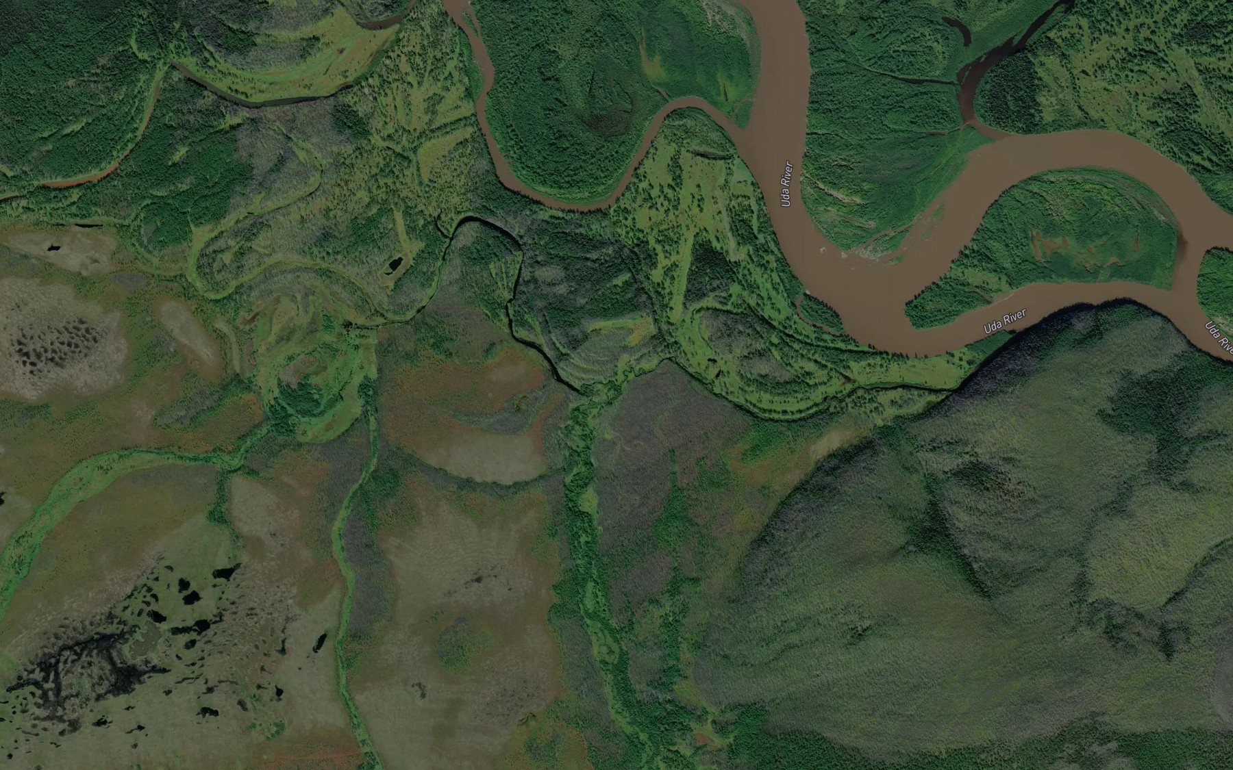 Satellite map of the Kurgalyak