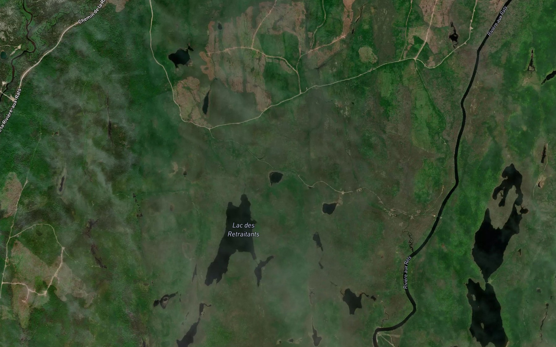 Satellite map of the Lac Coudon