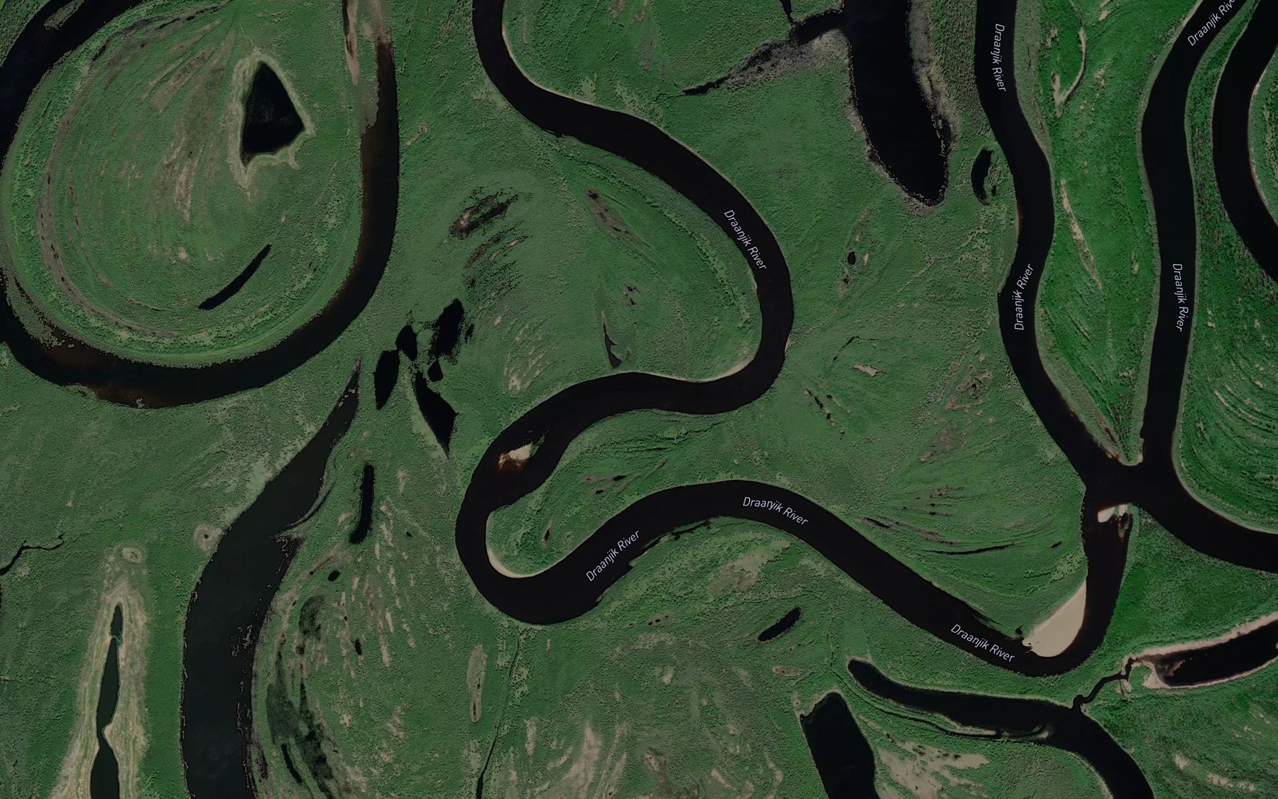Satellite map of the John Ross Riffle