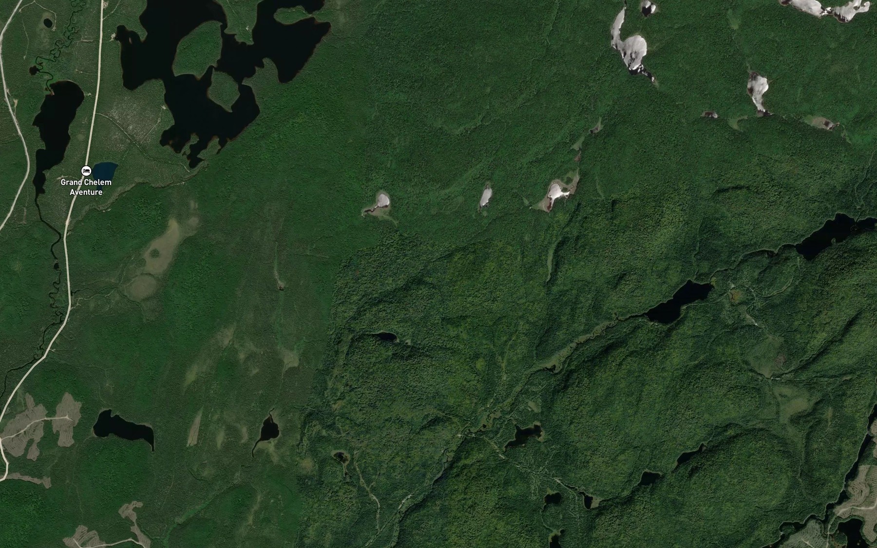 Satellite map of the Etang du Rossignol