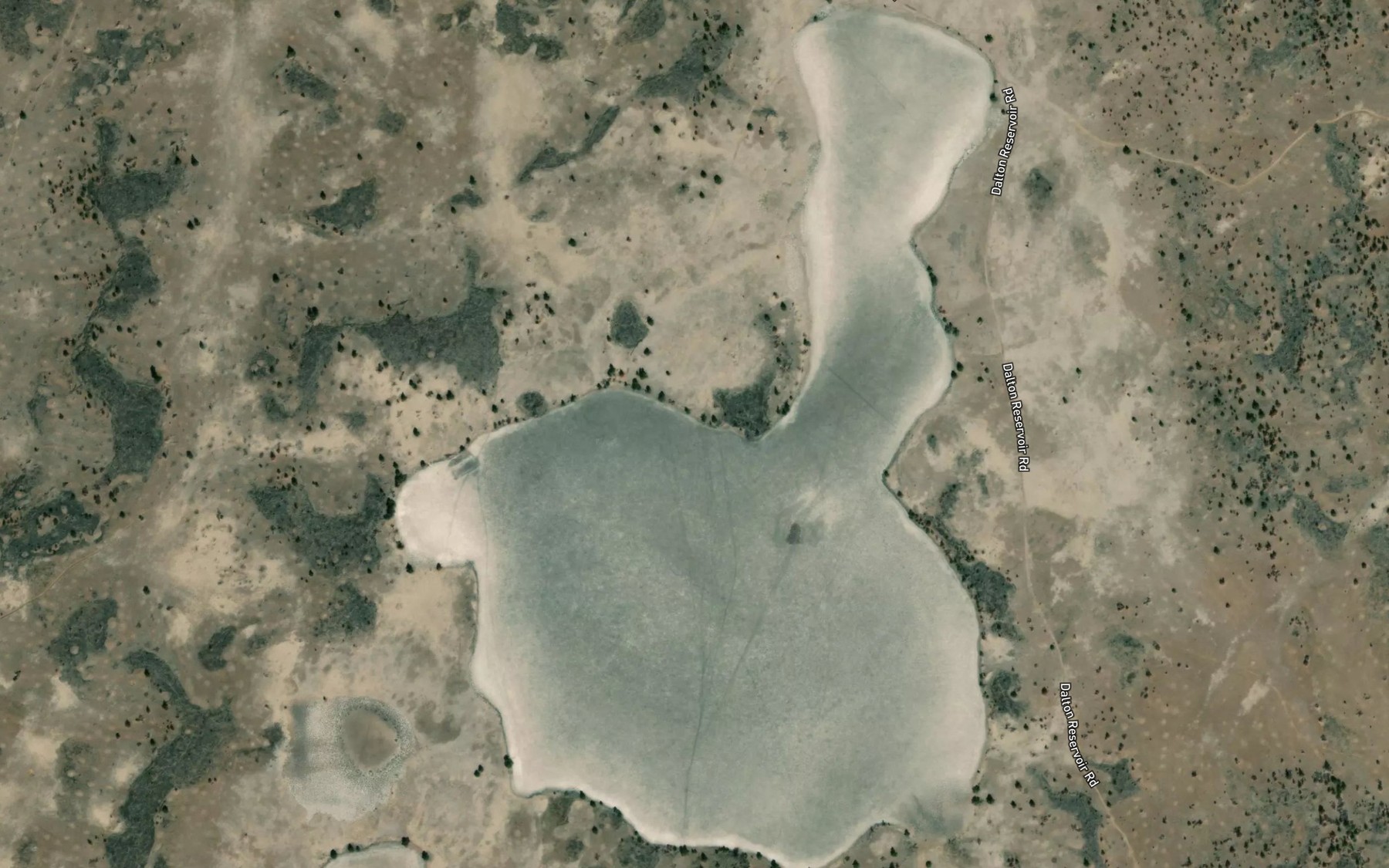 Satellite map of the Pinnacle Lake