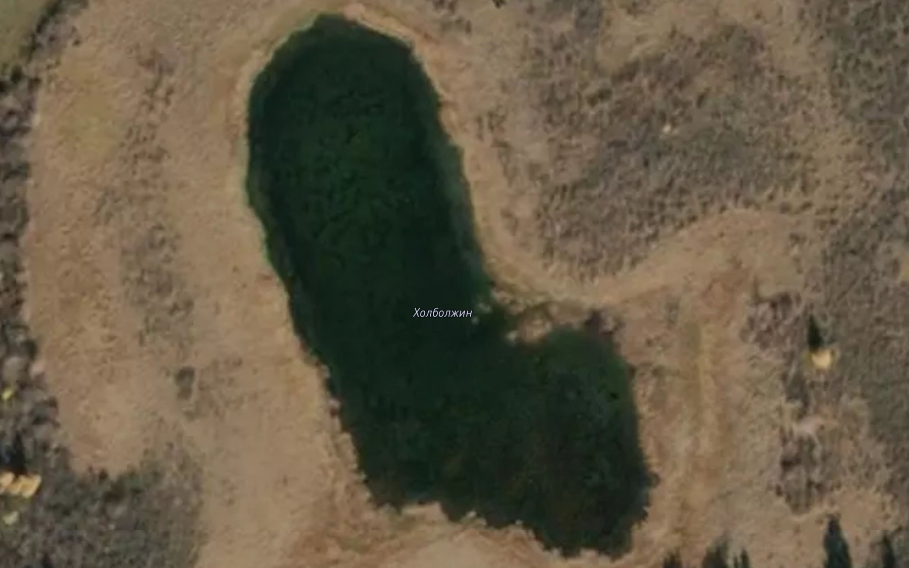Satellite map of the Ozero Kholbolzhin