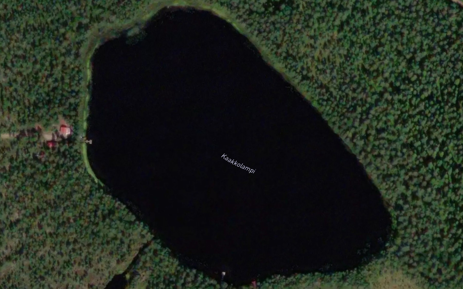 Satellite map of the Kaakkolampi