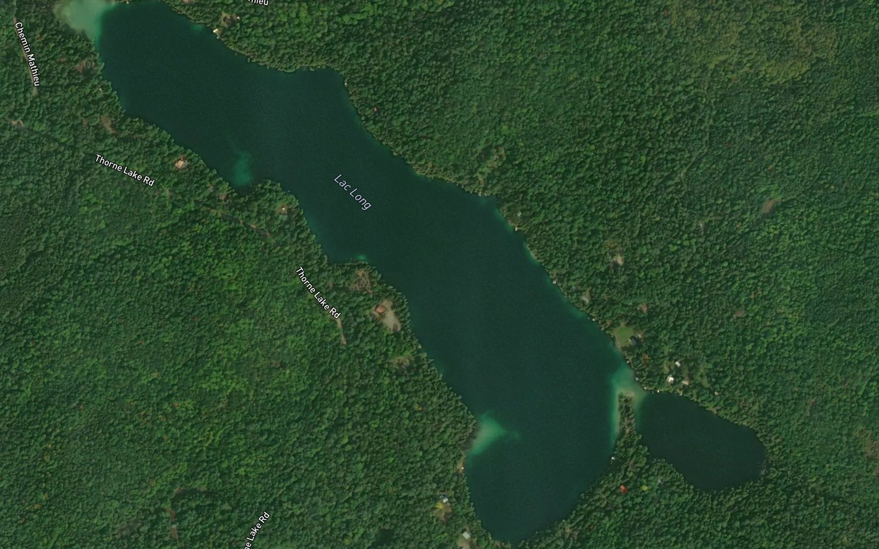 Satellite map of the Lac Long