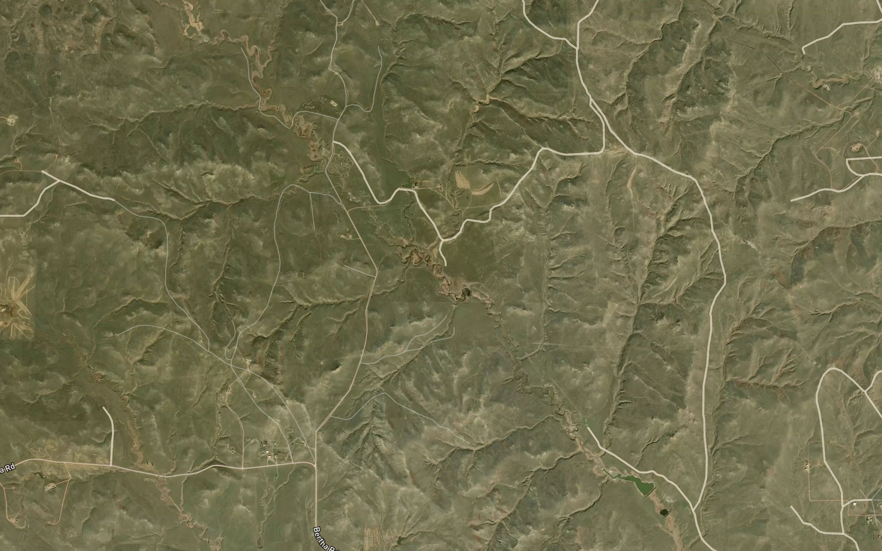 Satellite map of the Raudsep Number 1 Reservoir