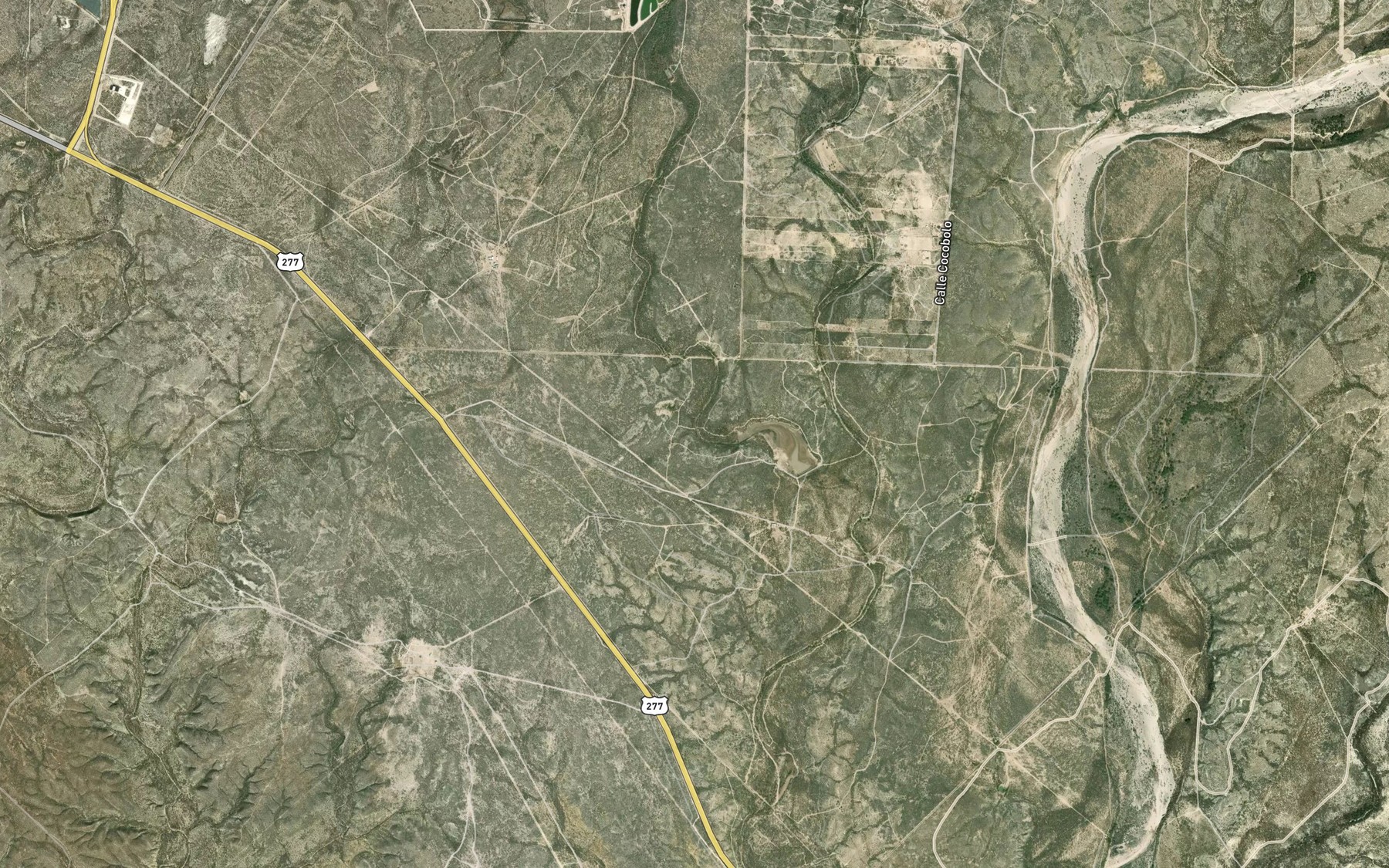 Satellite map of the Yoas Springs