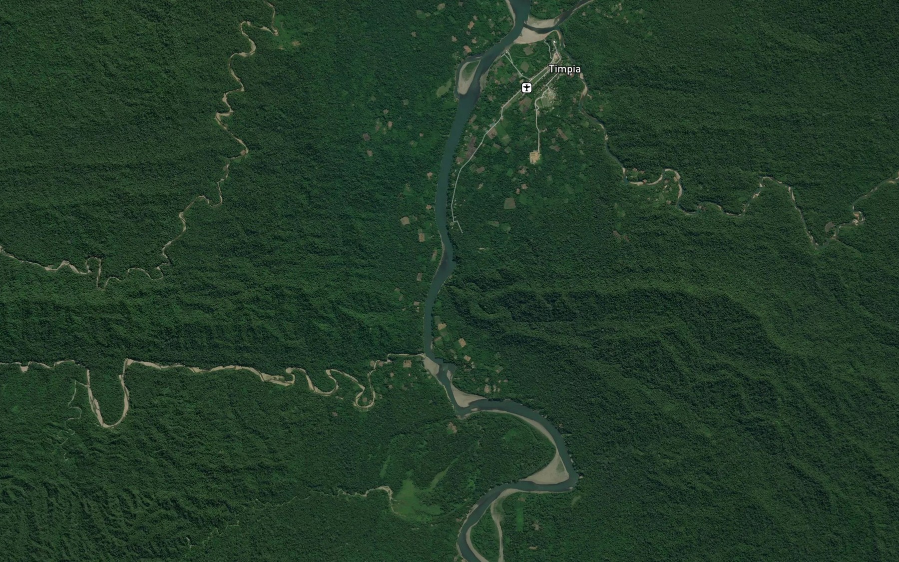 Satellite map of the Quebrada Etariato