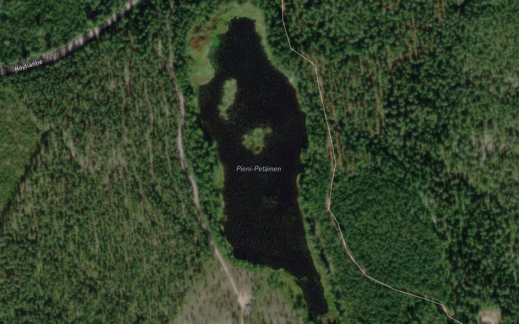 Satellite map of the Pieni-Petainen