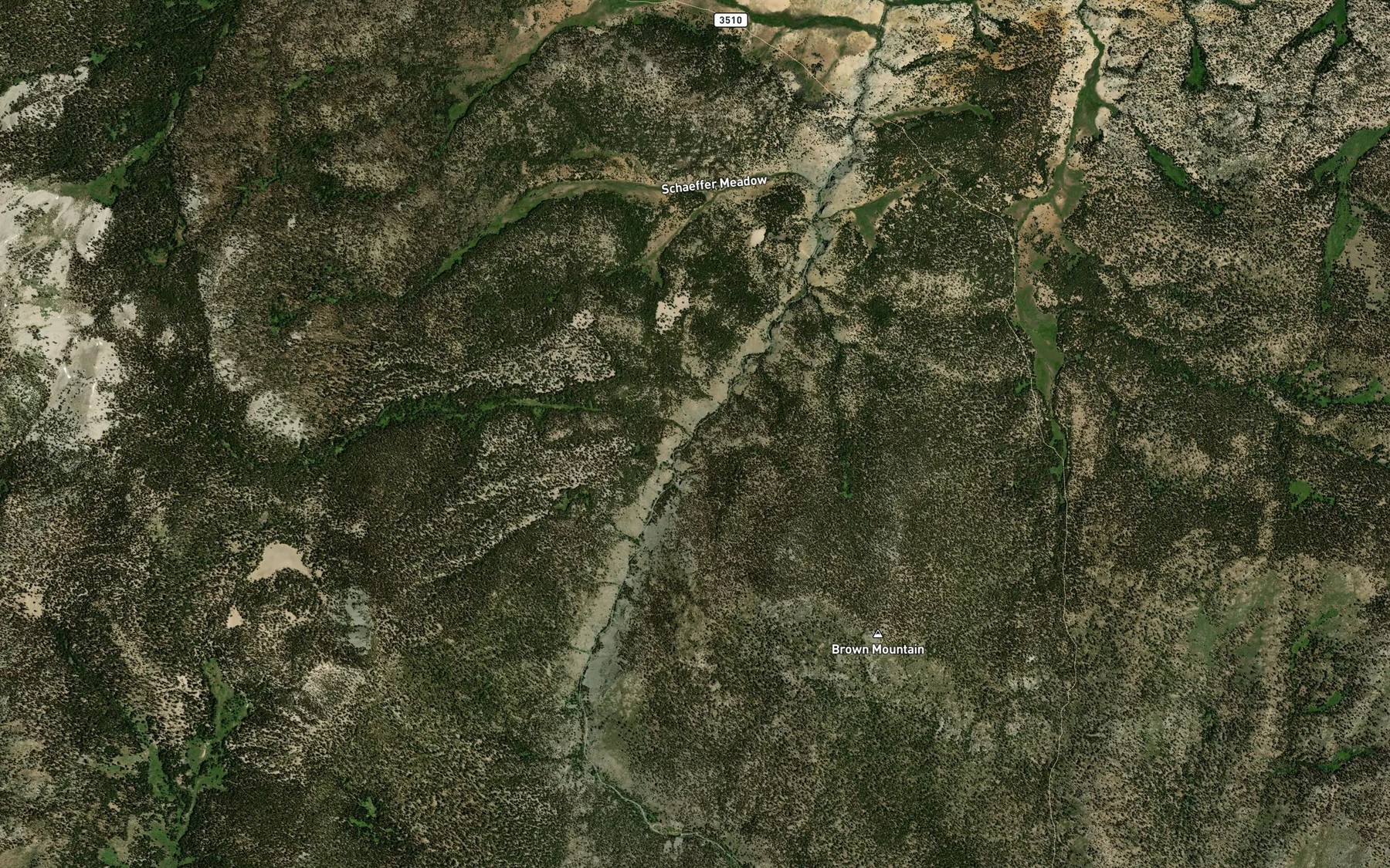 Satellite map of the Schaeffer Stringer