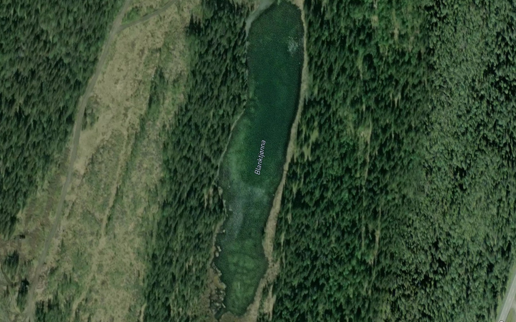 Satellite map of the Banktjorna