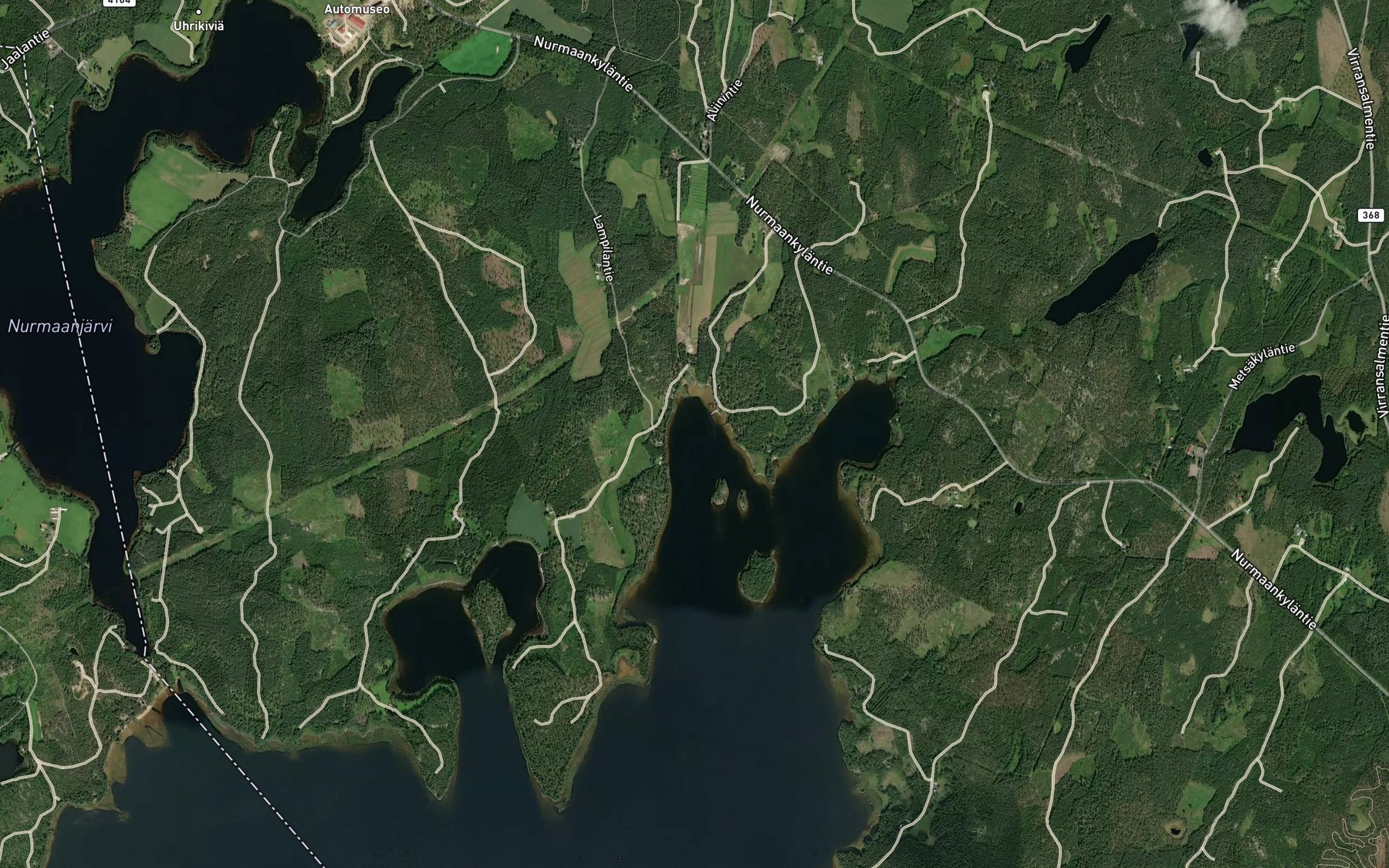 Satellite map of the Pilkanlahti