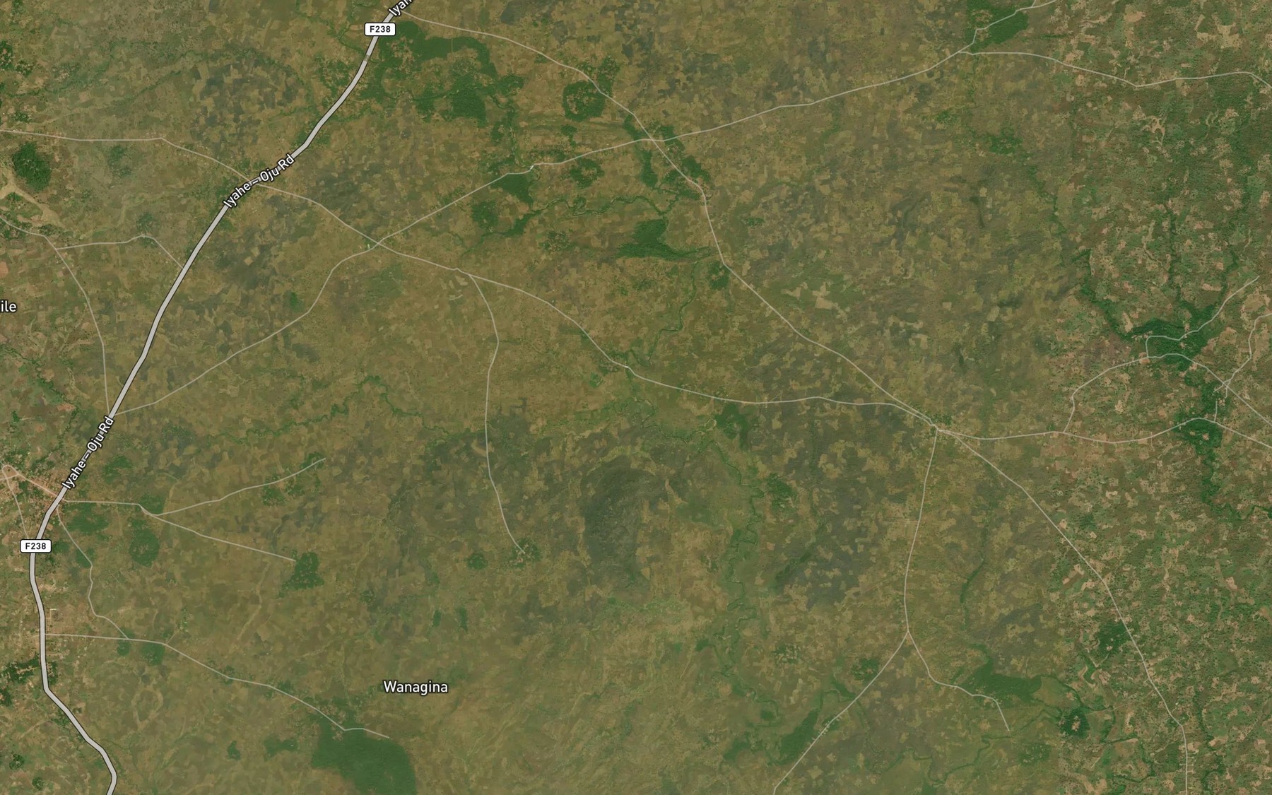 Satellite map of the River Elele
