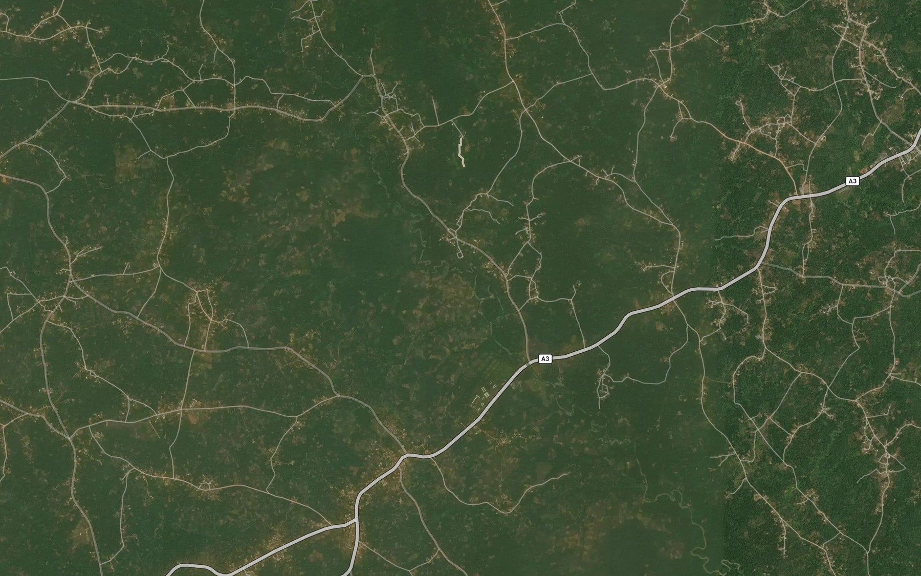 Satellite map of the River Anamini