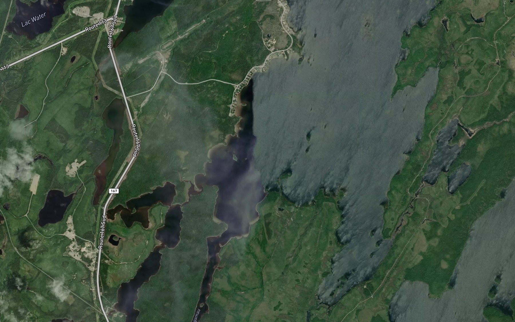 Satellite map of the Baie Malouf