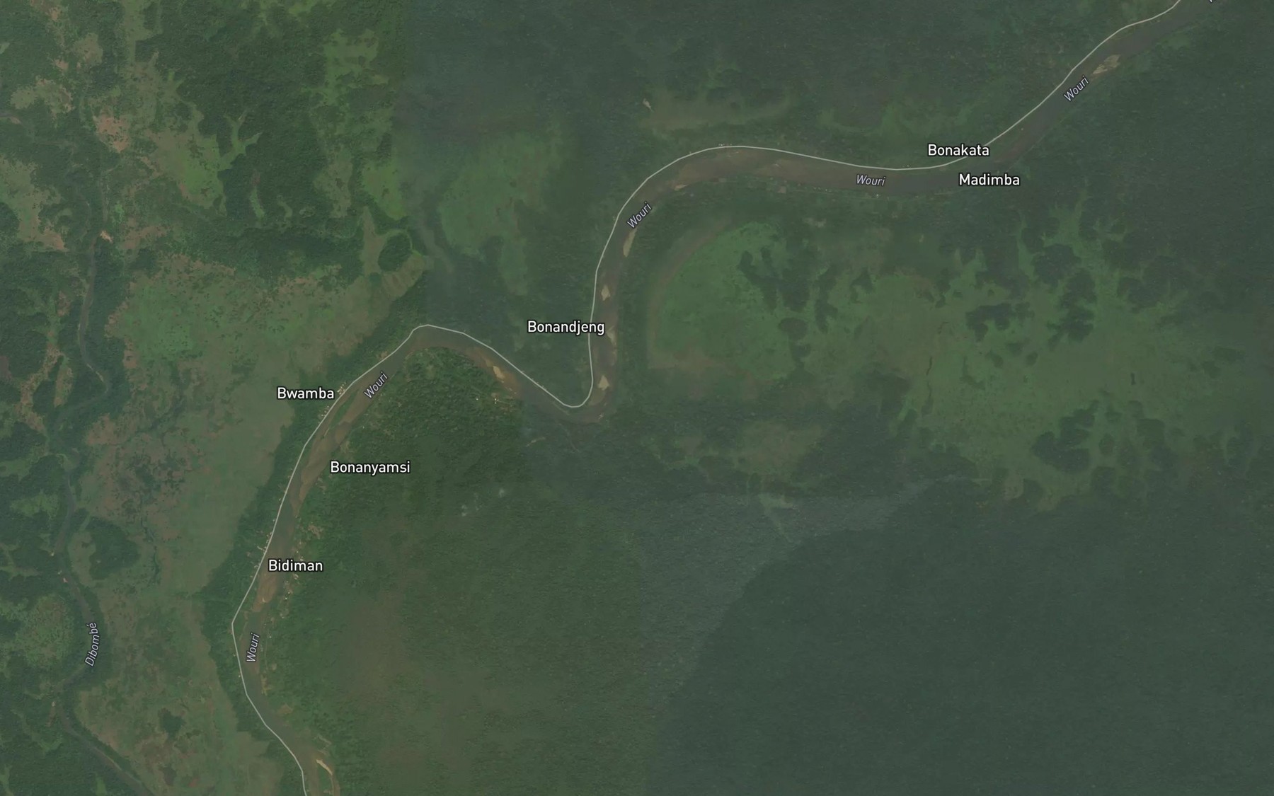 Satellite map of the Essi