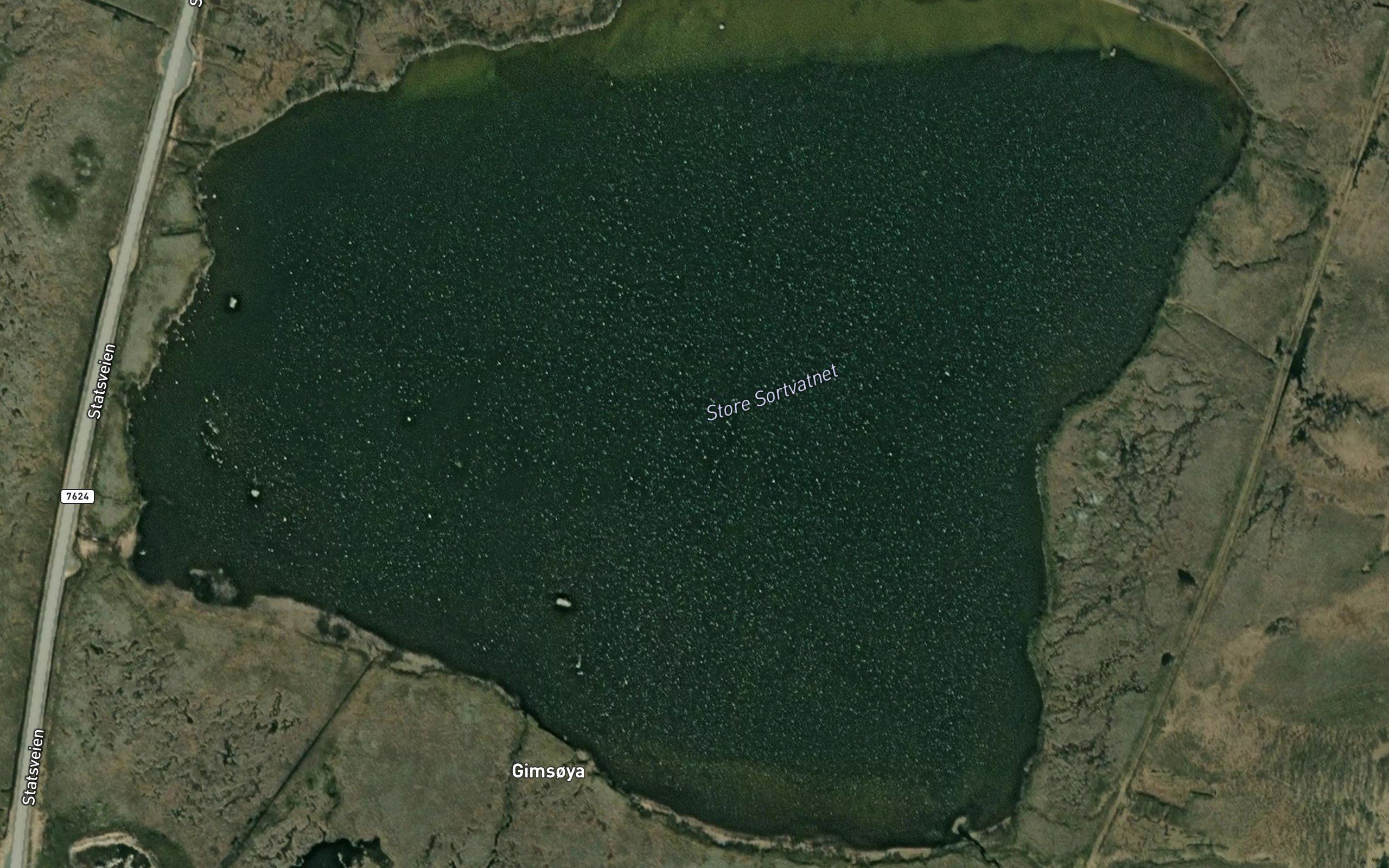 Sortvatnet,store