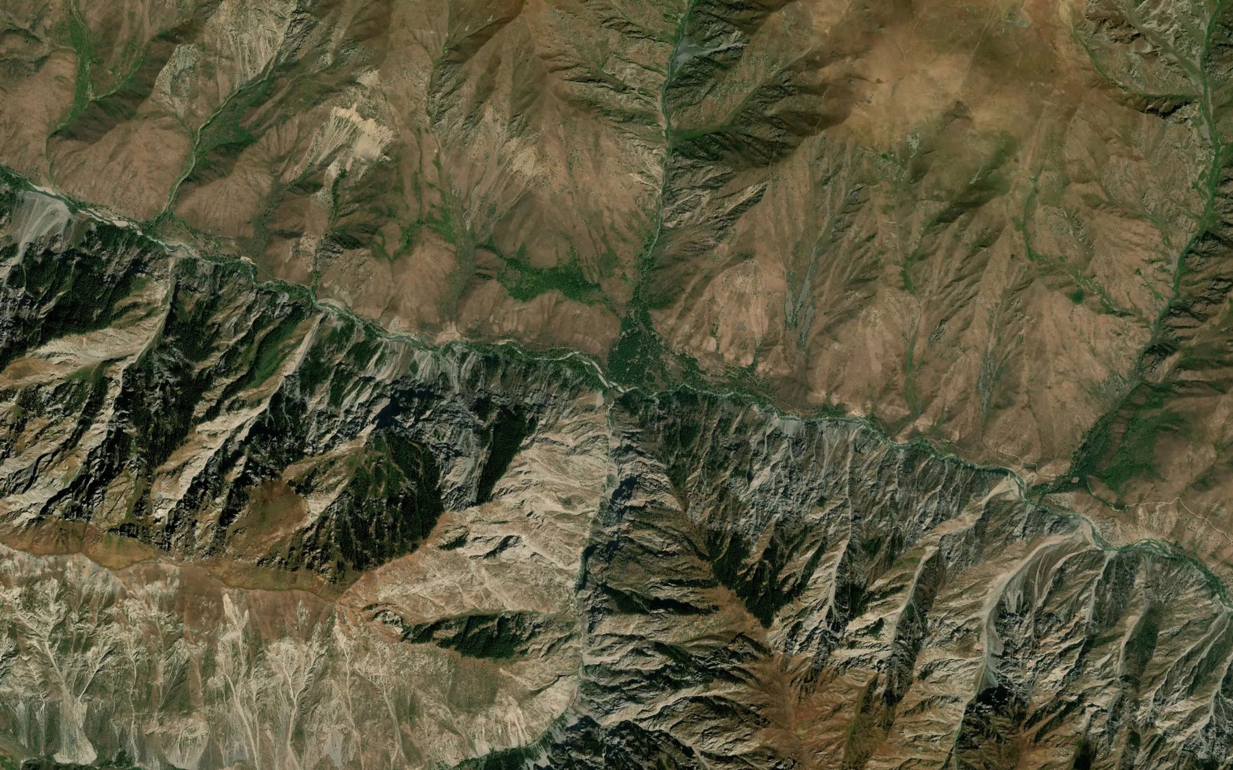 Satellite map of the Karakul'dzha