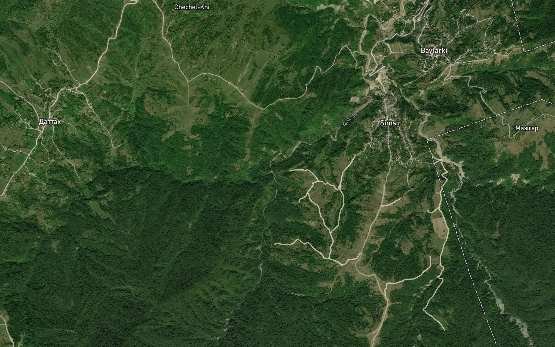 Satellite map of the Ekkhechu