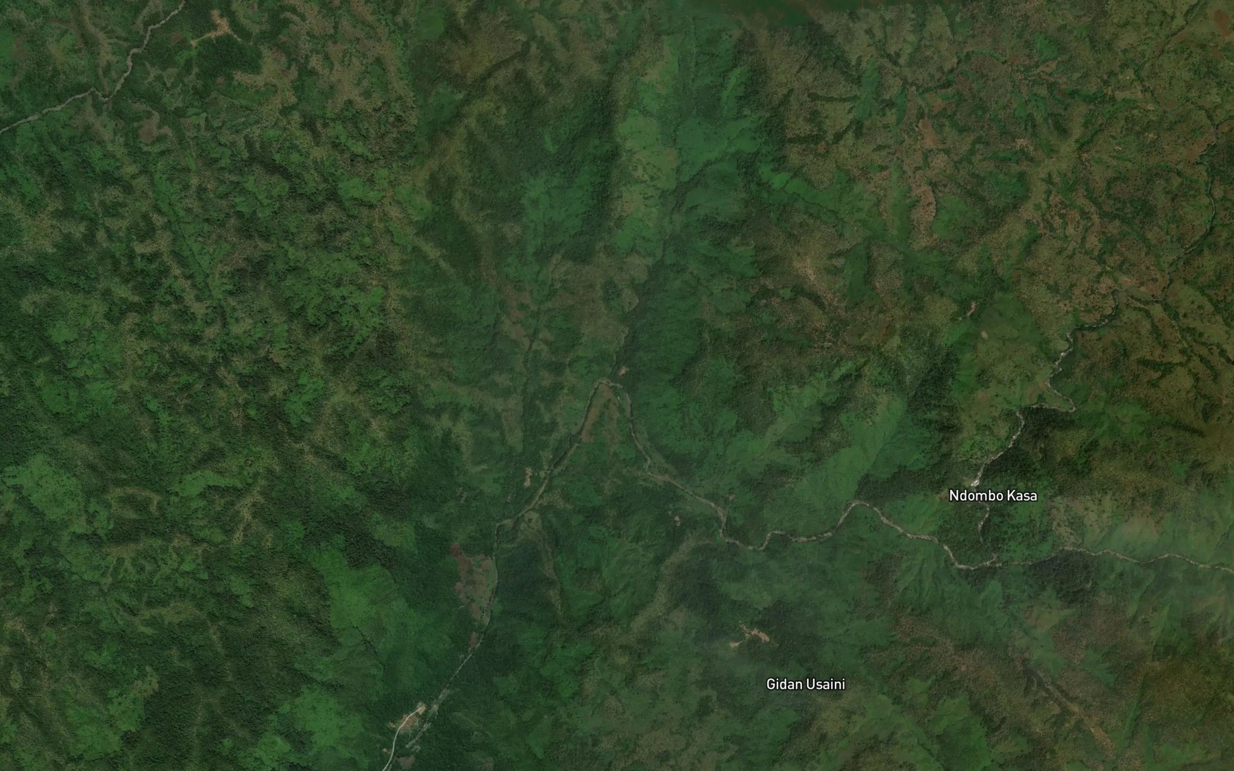 Satellite map of the River Buchachi