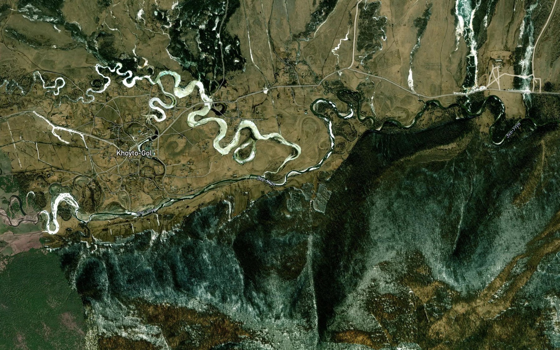 Satellite map of the Idigan-Khayr