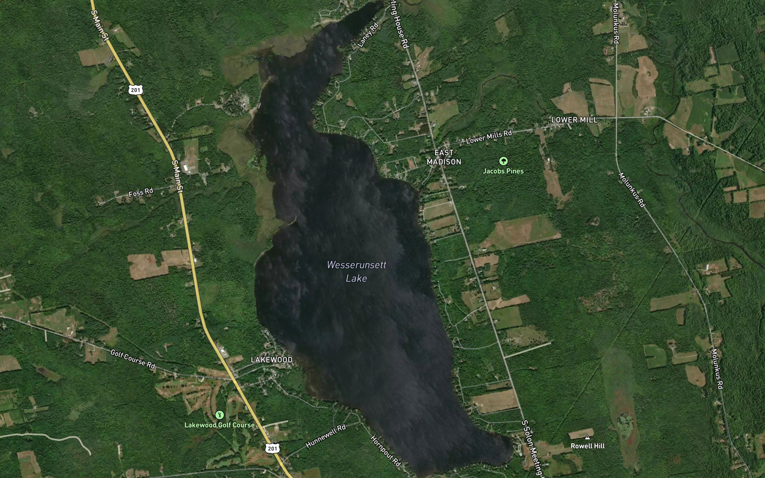 Wesserunsett Lake