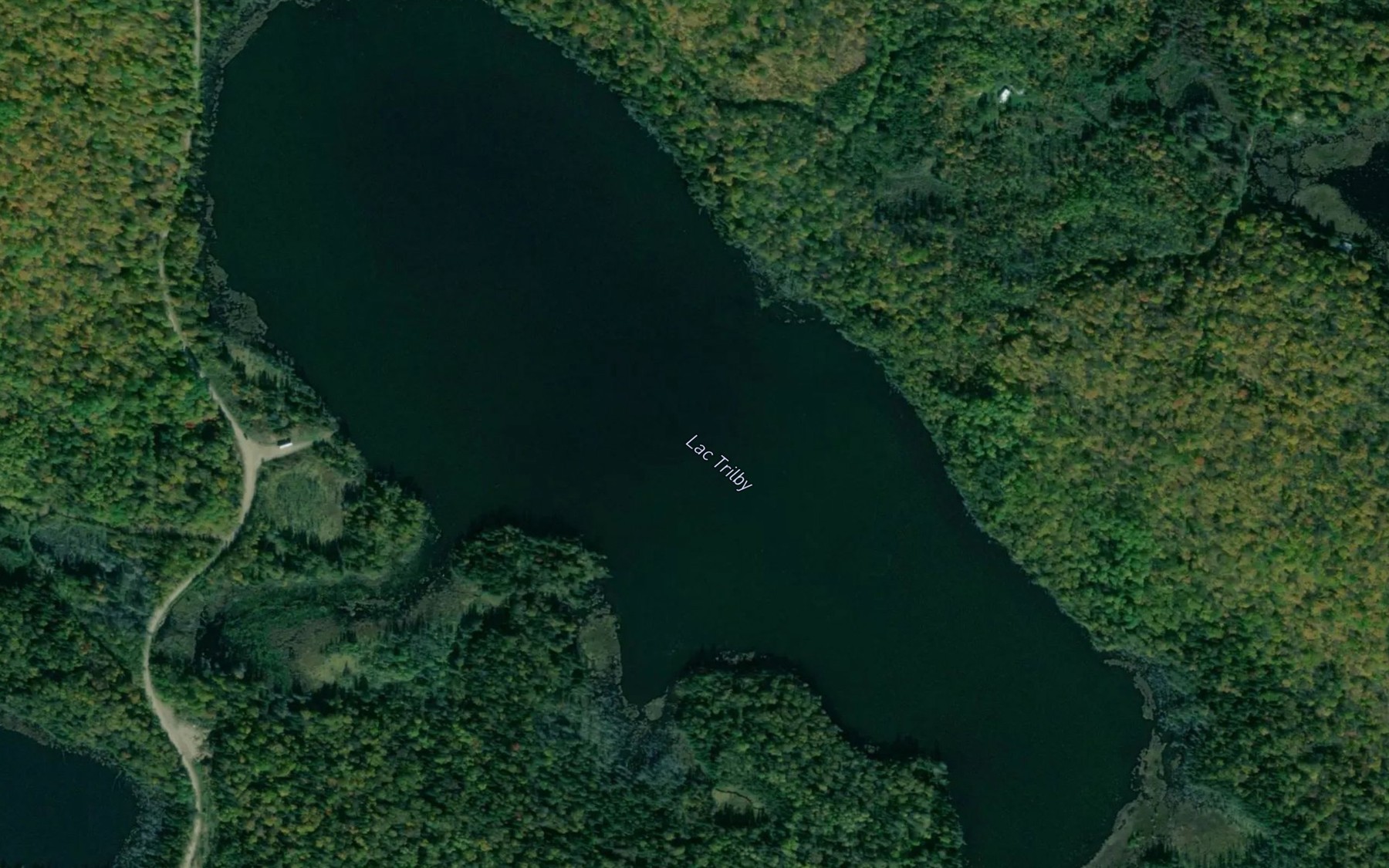 Satellite map of the Lac Trilby