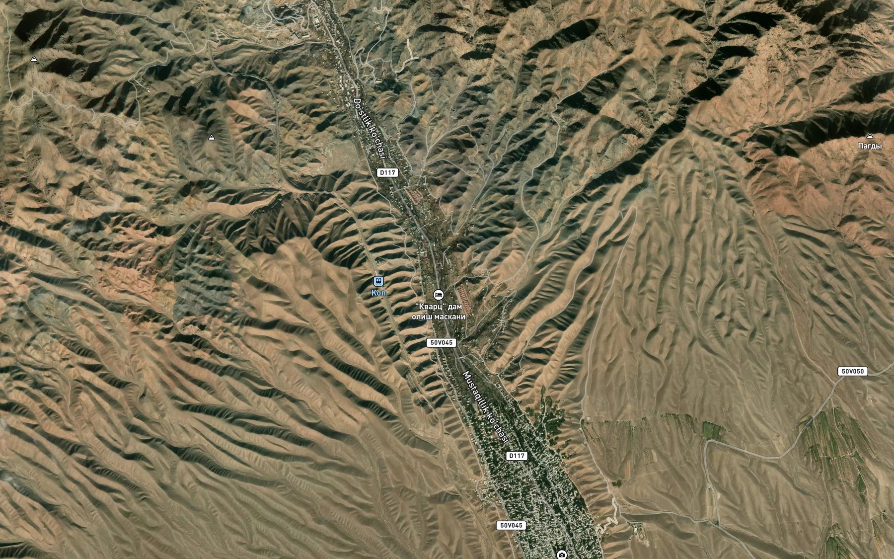 Satellite map of the Julaysoy Suv Ombori