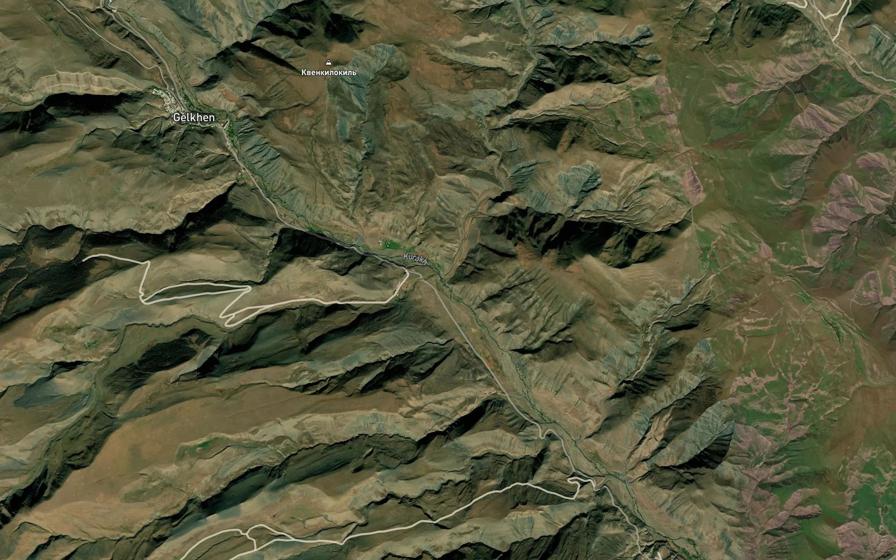Satellite map of the Terger