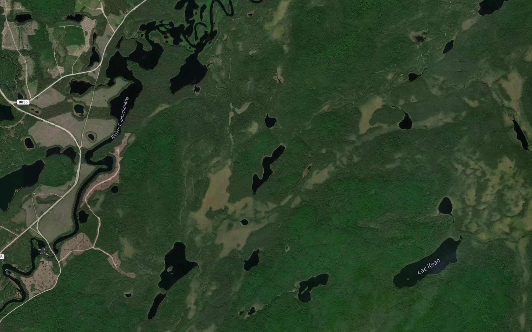 Satellite map of the Lac Kolliker